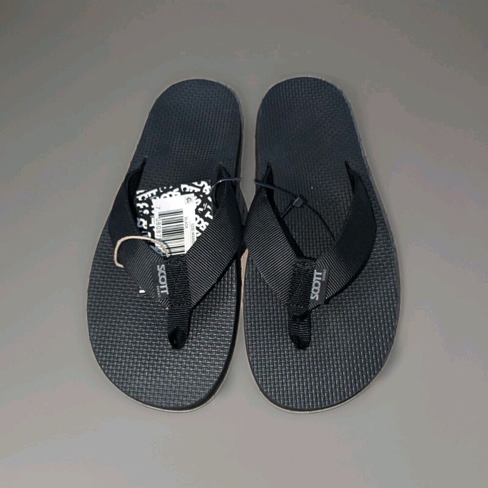 Scott Hawaii Men's Haleiwa Sandal Flip Flop Nylon Strap Lightweight Sz 7
